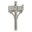Salsbury Heavy Duty Rural Mailbox and Double Deluxe Post