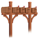 Salsbury Heavy Duty Rural Mailbox and Quint Deluxe Post