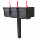 Mail Boss Triple High-Security Locking Mailbox & Post