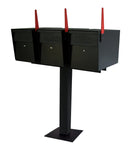 Mail Boss Triple High-Security Locking Mailbox & Post