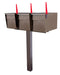 Mail Boss Triple High-Security Locking Mailbox & Post