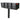 MailBoss Quadruple Package Master -43" In Ground Post- Black#color_black