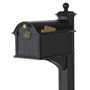 Balmoral Mailbox Monogram Post Package - Black - 16513