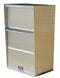 Jayco Industries Large Vertical Wall Mount Letter Locker - Stainless Steel