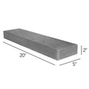 MailBoss 2 box spreader bar with dimensions - granite