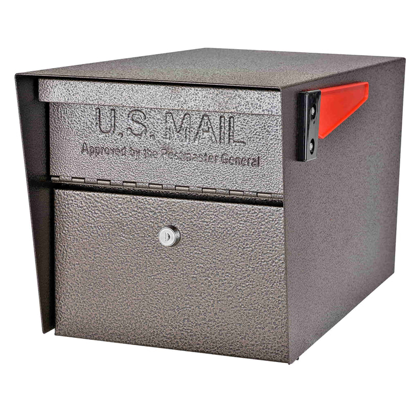 MailBoss Mail Manager front Angle - Bronze