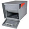 MailBoss Mail Manager front retrieval area open angle view - Granite
