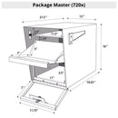 Mail Boss Triple Package Master Locking Mailbox & Post
