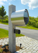 Spira Unique Post Mount Mailbox - Large - MailboxEmpire