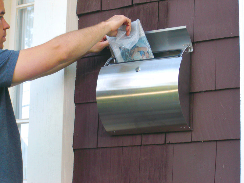 Spira Unique Stainless Steel Wall Mount Mailbox - MailboxEmpire