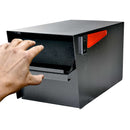MailBoss Mail Manager front incoming area with human hand- Black