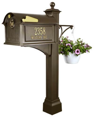 plant hanger post Whitehall Balmoral Post Plant Hanger Black