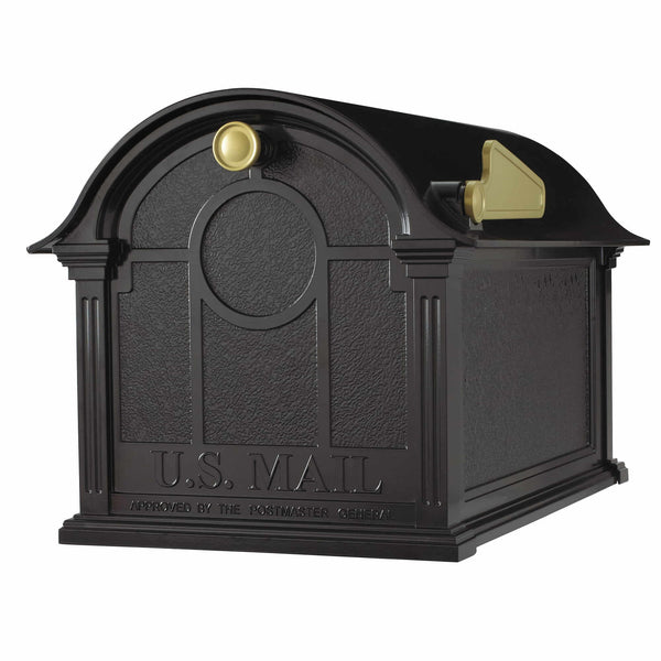 Whitehall Balmoral Mailbox - Black - 16228#color_black