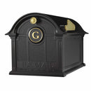 Whitehall Balmoral Mailbox Monogram - Black - 16504