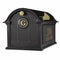 Whitehall Balmoral Mailbox Side Plaques Monogram - Black - 16365