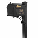 Whitehall Capitol  Superior Mailbox - Black Gold - 16308