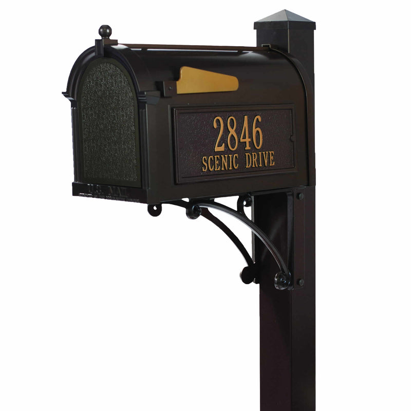 Whitehall Capitol Superior Mailbox - Bronze Gold- 16306