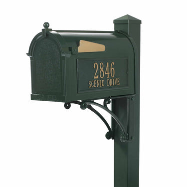 Whitehall Capitol Superior Mailbox - Green Gold - 16325#color_green