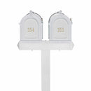 Whitehall Multi Mailbox Capitol Dual - White - Front - 16518