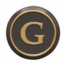 Whitehall Products Balmoral  Mailbox Monogram - Bronze Gold - 2515OG