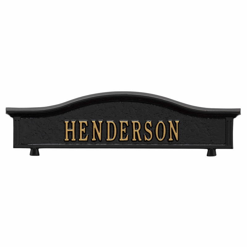 Whitehall Products Capitol Mailbox Topper - Black Gold - 1416BG