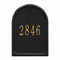 Whitehall Products Mailbox Front Plaque - Black Gold - 2656BG