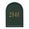 Whitehall Products Mailbox Front Plaque - Green Gold - 2656GG