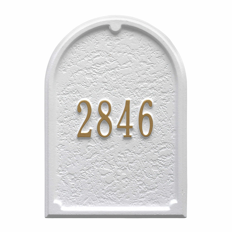 Whitehall Products Mailbox Front Plaque - Green Gold - 2656GG