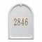 Whitehall Products Mailbox Front Plaque - White Gold - 2656WG