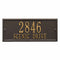 Whitehall Products Mailbox Side Plaque - Bronze Gold - 2657OG