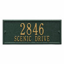 Whitehall Products Mailbox Side Plaque - Black Gold - 2657BG