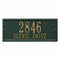 Whitehall Products Mailbox Side Plaque - Green Gold - 2657GG
