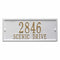 Whitehall Products Mailbox Side Plaque - White Gold - 2657WG