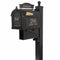 Whitehall Products Ultimate Mailbox - Black Gold - 16305#color_black/gold