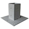 Mailboss Surface Mount Base Plate steel