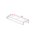 Mailboss 2-Box Spreader Bar  steel - MailboxEmpire